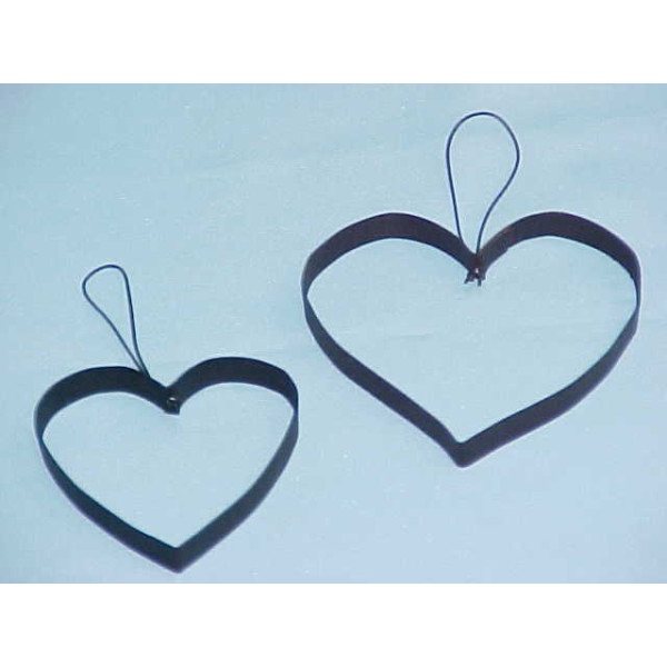 RUSTY TIN HEART 2 PC