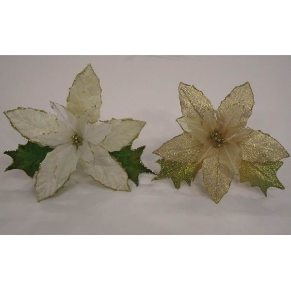 GLITTER POINSETTIA