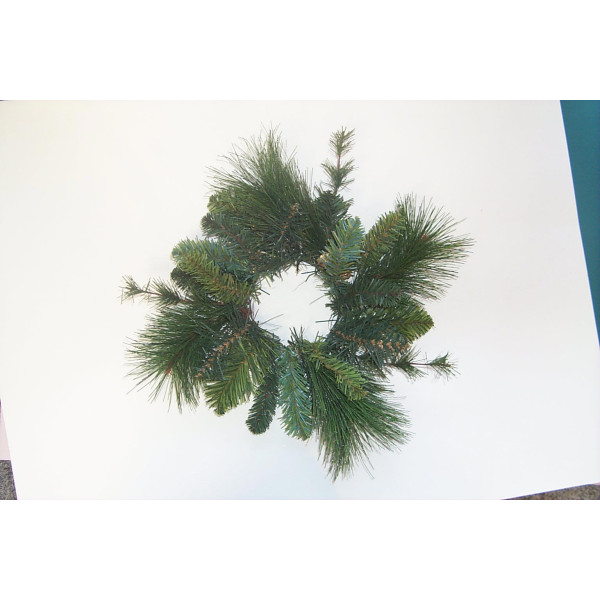 DESC 3" GREEN WREATH