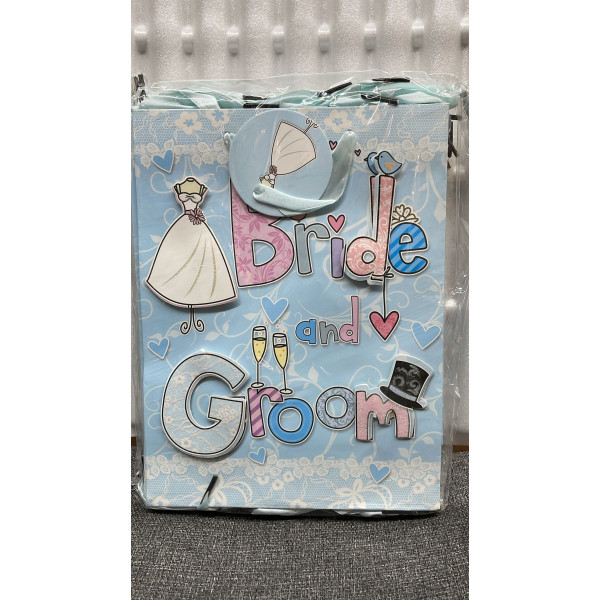 GIFT BAG 3D POP-UP -  WEDDING LGE 26*32* MEDIUM