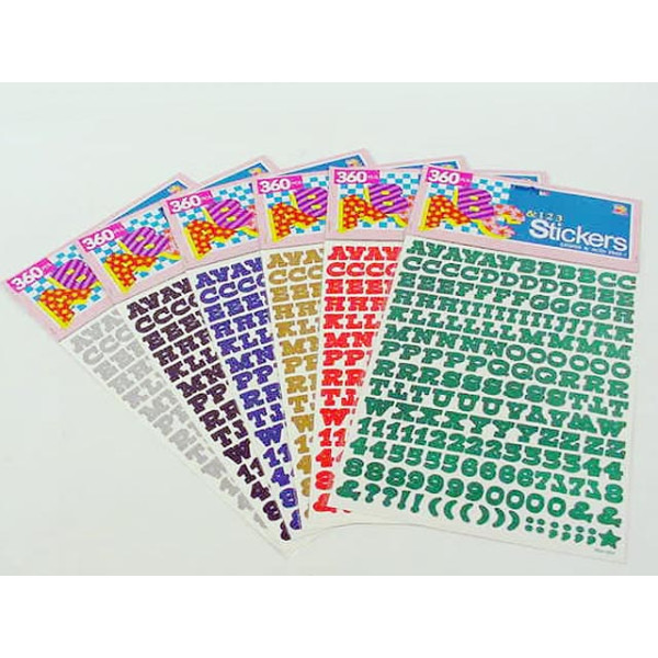 GREEN STICKER SHEET