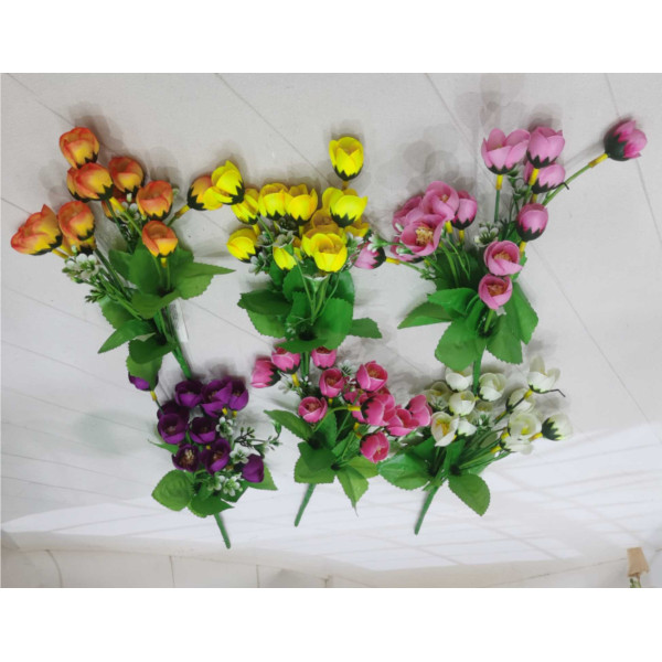 EUSTOMA FLOWERS BUSH 6 COLOURS