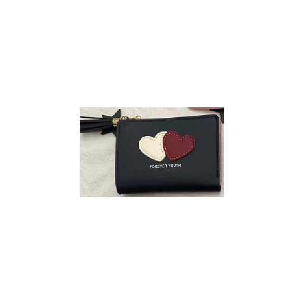 WOMENS WALLET WITH LOVE MIXED COLRS (11X5.9CM)