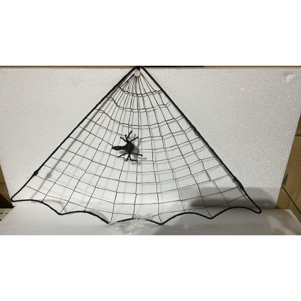 12 INCH SPIDER WEB WITH SPIDER