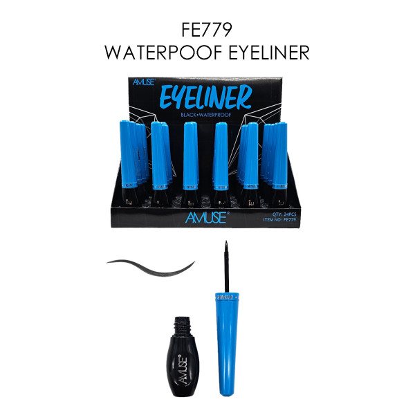 Water Proof  Liquid Eyeliner - Black Amuse