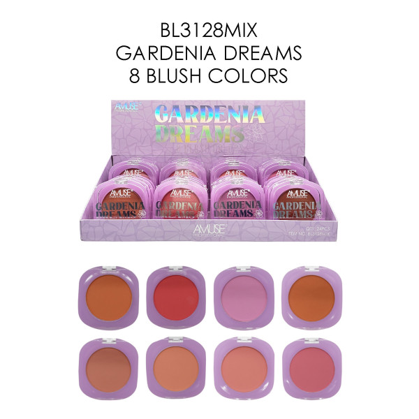 Blush - Amuse professional Gardenia Dreams 8 colors