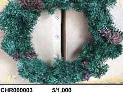 20 INCH PINE WREATH WITH ACON DECOR