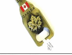 CANADA BOTTLE OPENER - MAPLE LEAF