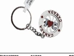 CANADA K/C I LOVE CANADA SPINNER