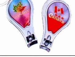 CANADA K/C LASER NAIL CLIPPER W/BOTTLE OPENER