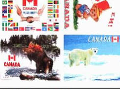 CANADA POSTCARDS ASSORTED DESIGN