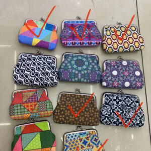 COIN PURSE BEAUTIFUL (6 STYLES MIXED)