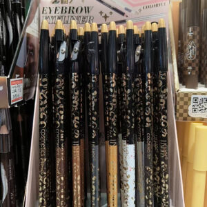 EYEBROW & EYELINER PENCIL WITH SHARPNER 2 IN 1 WITH DISPLAY