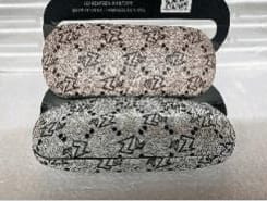 EYEGLASS CASE BGE/CFE/GRY/MAROON