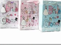 GIFT BAG 3D POP-UP - WEDDING 2 COLOR 18CM*25CM * MEDIUM