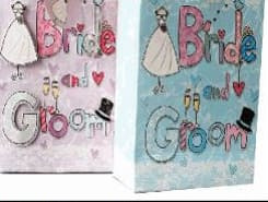 GIFT BAG 3D POP-UP - WEDDING LGE 26 CM, 32 CM ,LARGE