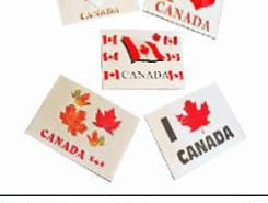 MAGNET CANADA 9.00 cm x 6.50 cm FOIL