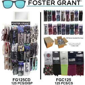 FOSTER GRANT Reading Glass MIX & MATCH ASST POWER