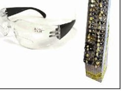 SAFETY GLASS BIFOCAL(POWERS +1.50-2.50)