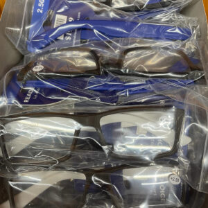 single power plastic frame with colorful legs +2.25