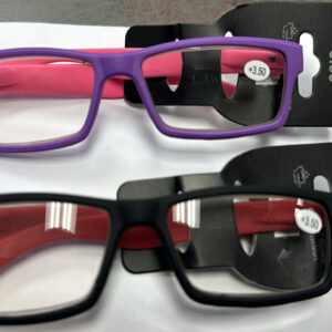 single power plastic frame with colorful legs +3.50