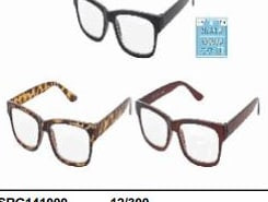 READING GLASS METAL SPRING HINGE +1.25