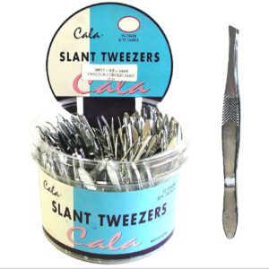 TWEEZER SLANT TIP CHROME 72/TUB