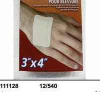 WOUND ADHESIVE DRESSING 3X4