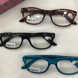 READING GLASSES PLASTIC FRAM 4 COLORS P+3.75