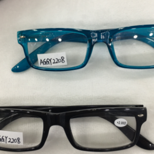 READING GLASSES PLASTIC FRAME 4 COLORS P+2.50