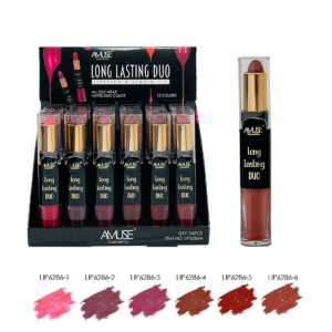 LIPSTICK LONG LASTING DUO AMUSE 12 COLORS